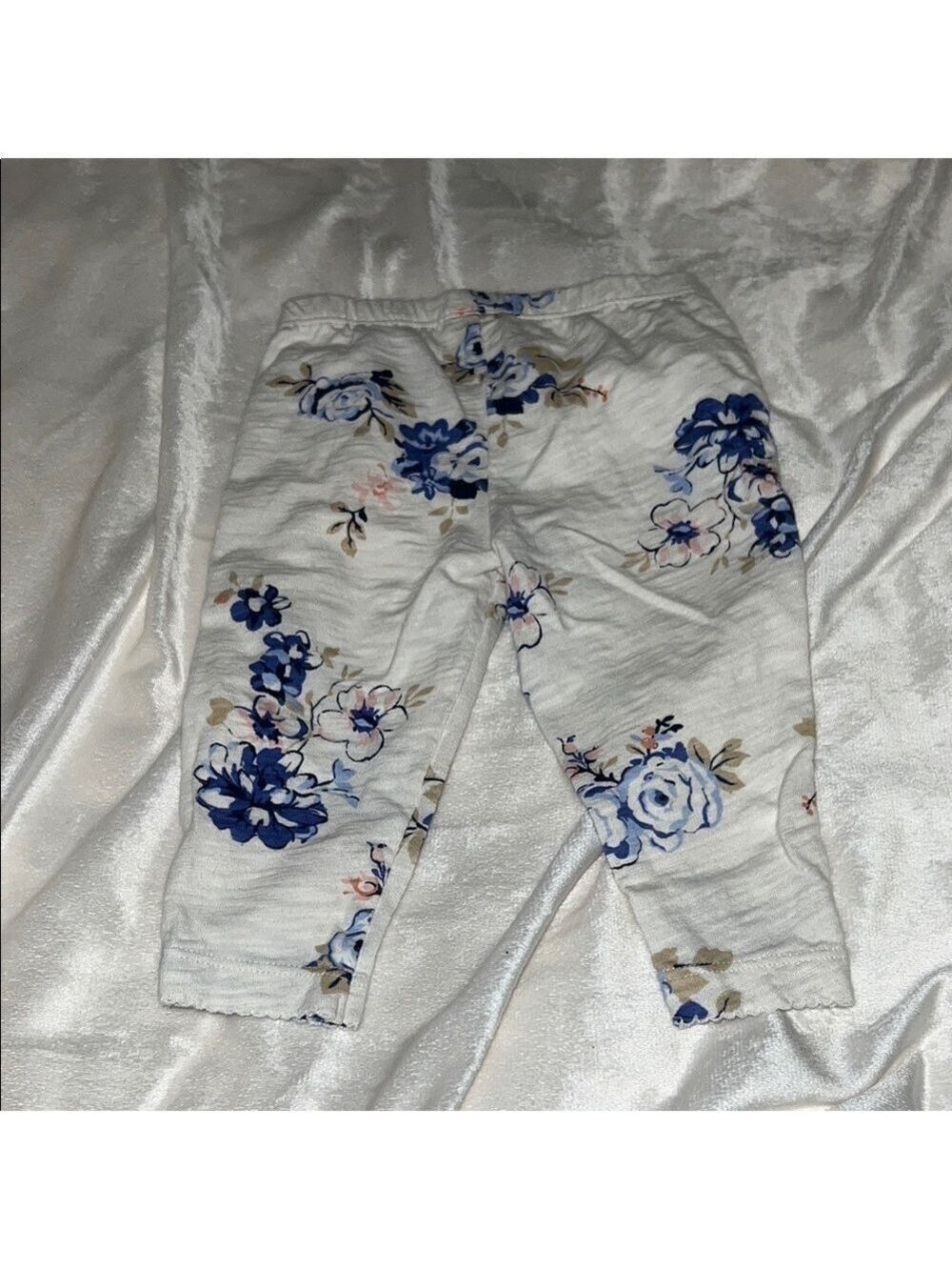 Carter’s 6 month Floral Blue and Cream Kids 3 Piece Set - Picture 10 of 13